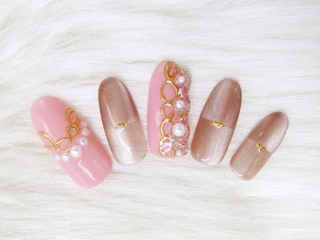 2026年4月新作　ニュアンスフリルチェーン